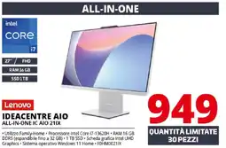 Comet LENOVO Ideacentre aio all-in-one ic aio 211x offerta