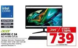 Comet ACER aspire c 24 all-in-one c24 offerta