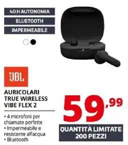 Comet JBL auricolari true wireless vibe flex 2 offerta