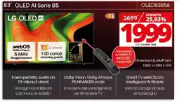 Comet LG OLED Al Serie B5 OLED83B56 offerta