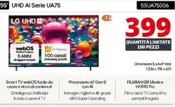 Comet LG UHD AI Serie UA75 55UA75006 offerta