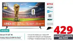 Comet Hisense 65A69Q offerta