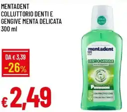Galassia Mentadent colluttorio dentie gengive menta delicata offerta