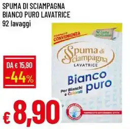 Galassia Spuma di sciampagna bianco puro lavatrice offerta