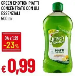Galassia Green emotion piatti concentrato con oli essenziali offerta