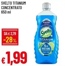 Galassia Svelto titanium concentrato offerta