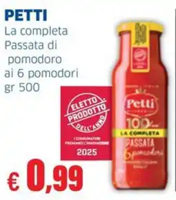 Sigma PETTI La completa Passata di pomodoro ai 6 pomodori offerta