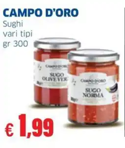 Sigma CAMPO D'ORO Sughi offerta