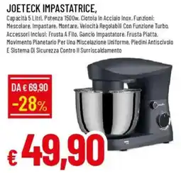 Galassia Joeteck impastatrice offerta