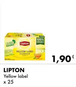 Iper Tosano LIPTON Yellow label offerta