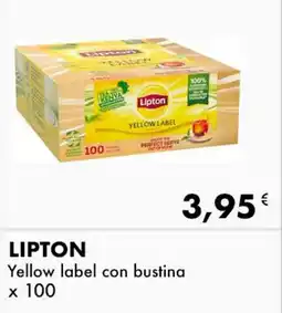 Iper Tosano LIPTON Yellow label con bustina offerta