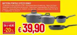 Galassia Batteria pentole 6 pezzi venus offerta