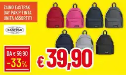 Galassia Zaino eastpak day pak'r tinta unita offerta