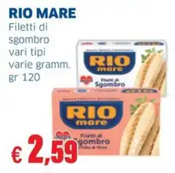Sigma RIO MARE Filetti di sgombro offerta