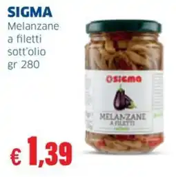 Sigma SIGMA Melanzane a filetti sott'olio offerta