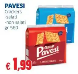 Sigma PAVESI Crackers -salati -non salati offerta