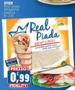 Sigma STER Real piada Wrap&roll piadina offerta