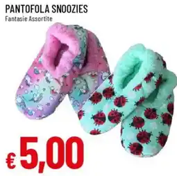 Galassia Pantofola snoozies offerta