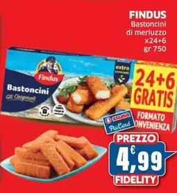 Sigma FINDUS Bastoncini di merluzzo offerta