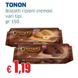 Sigma TONON Biscotti ripieni cremosi offerta