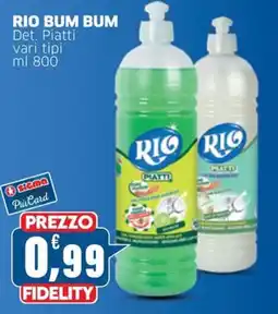 Sigma RIO BUM BUM Det. Piatti offerta