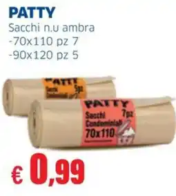 Sigma PATTY Sacchi n.u ambra offerta