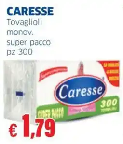 Sigma CARESSE Tovaglioli monov. super pacco offerta