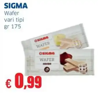 Sigma SIGMA Wafer offerta