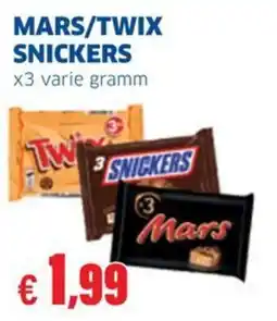 Sigma Mars/twix snickers offerta