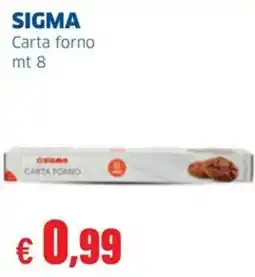 Sigma SIGMA Carta forno offerta