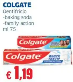 Sigma COLGATE Dentifricio baking soda, family action offerta