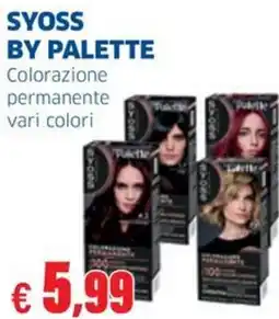 Sigma SYOSS BY PALETTE Colorazione permanente offerta