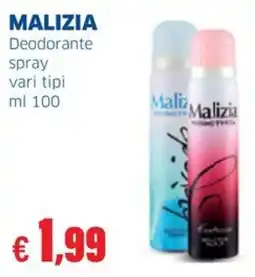 Sigma MALIZIA Deodorante spray offerta