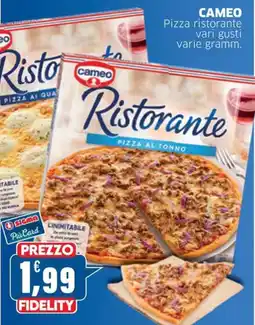 Sigma CAMEO Pizza ristorante offerta