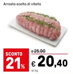 Iper La Grande Arrosto scelto di vitello offerta
