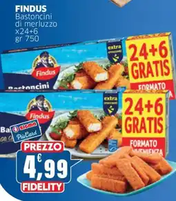 Sigma FINDUS Bastoncini di merluzzo offerta