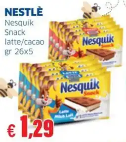 Sigma NESTLÈ Nesquik Snack latte/cacao offerta