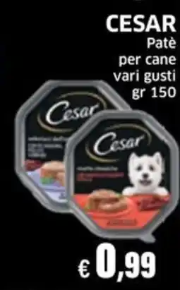 Sigma CESAR Patè per cane offerta