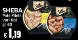 Sigma SHEBA Patè Filets offerta