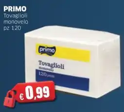 Sigma PRIMO Tovaglioli monovelo pz 120 offerta