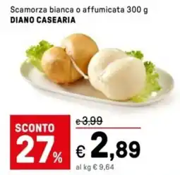 Iper La Grande Scamorza bianca o affumicata DIANO CASEARIA offerta