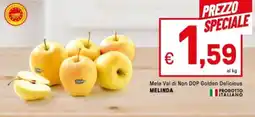 Iper La Grande Mela Val di Non DOP Golden Delicious MELINDA offerta