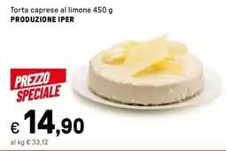 Iper La Grande Torta caprese al limone PRODUZIONE IPER offerta