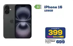 Euronics iPhone 16 128GB offerta