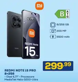 Euronics REDMI NOTE 15 PRO 8+256 offerta