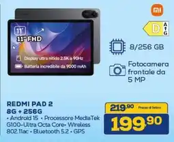 Euronics REDMI PAD 2 8G + 256G offerta