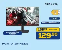 Euronics STEALTH MONITOR 27"MS27E offerta