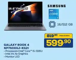 Euronics SAMSUNG GALAXY BOOK 4 NP750XGJ-KG21 offerta