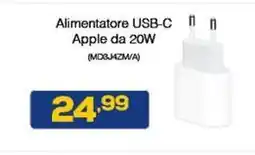 Euronics Alimentatore USB-C Apple da 20W offerta