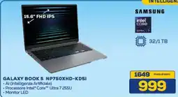 Euronics SAMSUNG GALAXY BOOK 5 NP750XHD-KD5I offerta